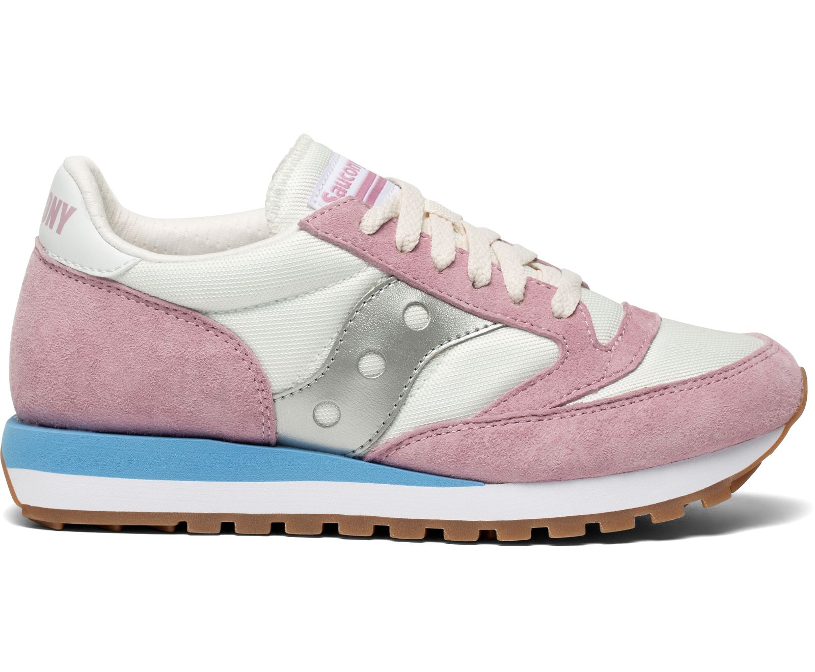 Női Saucony Jazz 81 Originals Fehér Rózsaszín Szürke | HU 256VRW